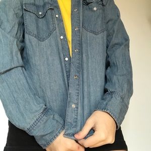 Button Aeropostale Jean Jacket